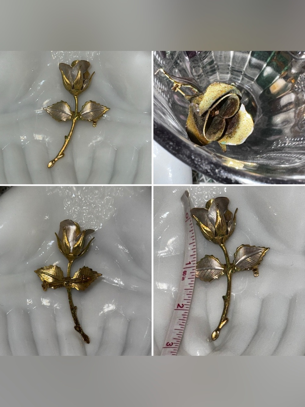Giovanni Rose Pin 1960-70s